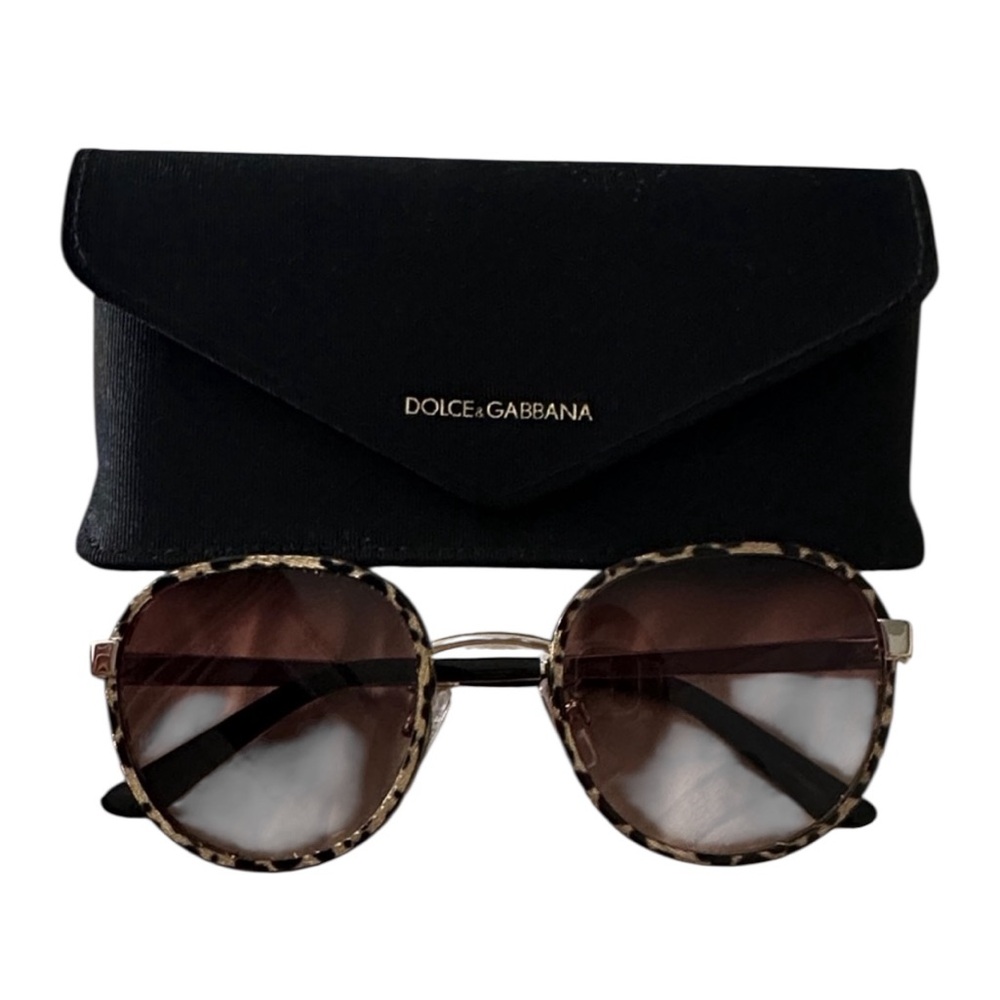 Dolce & Gabbana Leopard Sunglasses